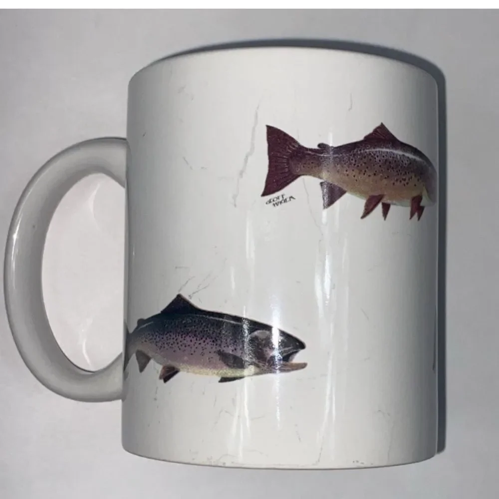Vintage Angelr’s Expressions Outdoor Git St Coffee Cup Fishs
